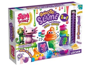 KREATYWNY ZESTAW 2W1 SLUMI GNIOTKI I SLIME 110360 LISCIANI