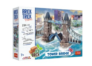 KLOCKI CERAMICZNE 290 CEGIEŁ BRICK TRICK TOWER BRIDGE 61606 TREFL