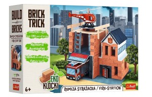 KLOCKI CERAMICZNE 190 CEGIEŁ BRICK TRICK REMIZA STRAŻACKA 61915 TREFL