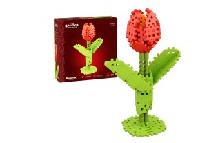 KLOCKI KONSTRUKCYJNE MINI WAFLE GARDEN TULIPAN 9980 MARIOINEX