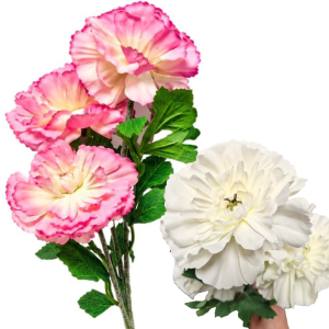KWIAT SZTUCZNY DEKORACYJNY PREMIUM DUŻY 75CM PIWONIA KOLORY FlovioDecor