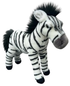MASKOTKA PLUSZOWA ZEBRA STOJĄCA 30CM 3352 DUBI