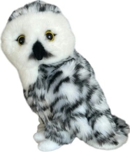 MASKOTKA PLUSZOWA SOWA ŚNIEŻNA 25CM 31464 DUBI