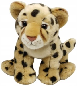 MASKOTKA PLUSZOWY GEPARD SIEDZĄCY 25CM 31006 DUBI