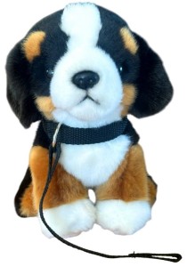 MASKOTKA PLUSZOWY PIES BERNEŃSKI SIEDZĄCY 19CM 35301 DUBI