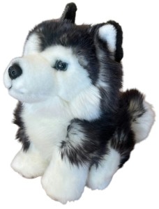 MASKOTKA PLUSZOWY PIES HUSKY SYBERYJSKI 19CM 35349 DUBI