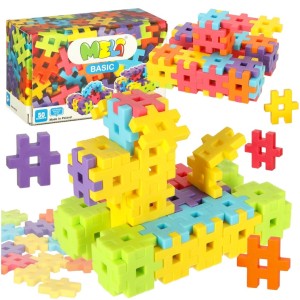 KLOCKI KONSTRUKCYJNE BASIC WAFLE 50 SZTUK 50001 AME