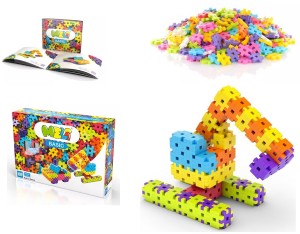 KLOCKI KONSTRUKCYJNE BASIC WAFLE 300 SZTUK 50005 AME