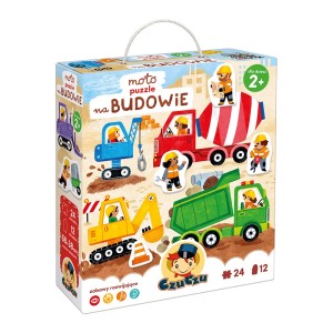 PUZZLE 24 ELEMENTY MOTO PUZZLE NA BUDOWIE 5338 CZUCZU