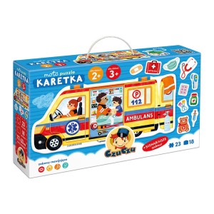 PUZZLE 23 ELEMENTY MOTO PUZZLE KARETKA 5154 CZUCZU