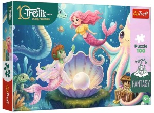 PUZZLE 100 ELEMENTÓW RODZINA TREFLIKÓW W KRAINIE SYRENEK 16575 TREFL