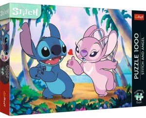 PUZZLE 1000 ELEMENTÓW PREMIUM STITCH I ANGEL LILO I STITCH 12079 TREFL