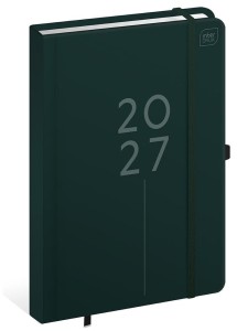 KALENDARZ KSIĄŻKOWY TERMINARZ NA ROK 2027 A5 MAT+UV ELEGANCE 6921 INTERDRUK