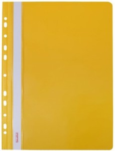 SKOROSZYT TWARDY PLASTIKOWY A4 ŻÓŁTY 1 SZTUKA 0040 ABC